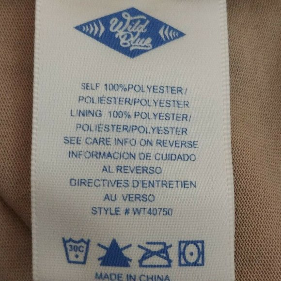 Wild Blue Sadie Robertson Dress Gold Shimmer Size Medium Asymmetrical - Picture 12 of 12